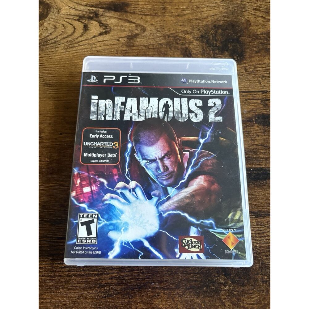 Sony PlayStation 3 Infamous 2 Complete with Manual, CIB